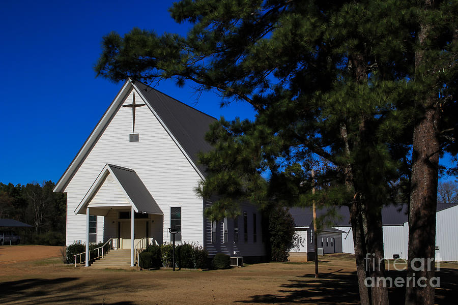 Church in the Pines Photograph by Jim McCain