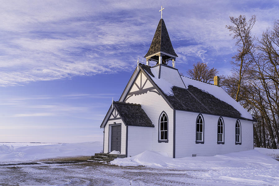 Church in the snow Photograph by Nebojsa Novakovic