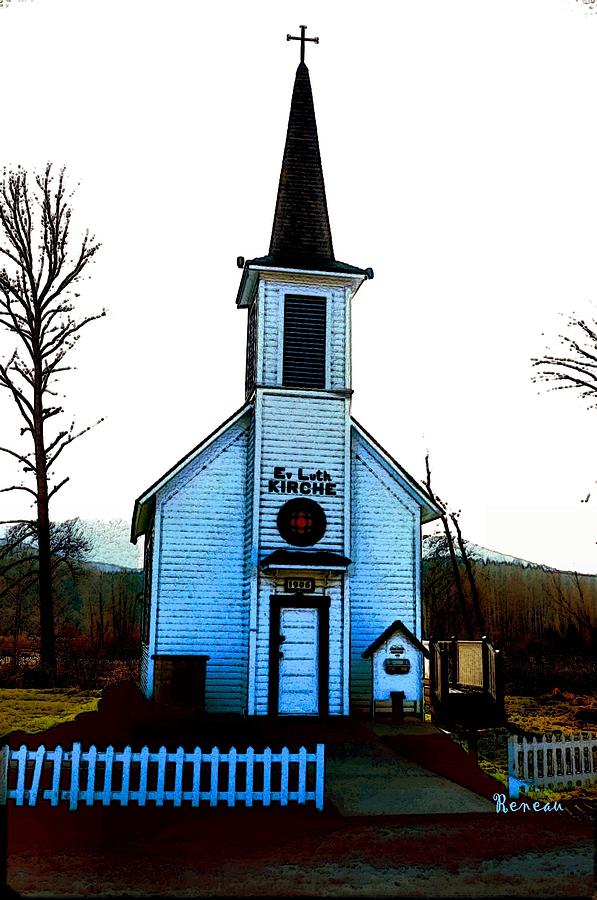CHURCH in the VALE Photograph by A L Sadie Reneau