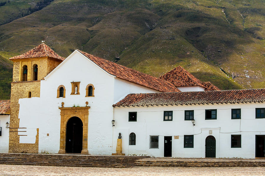 Architecture Photograph - Church in Villa de Leyva by Jess Kraft