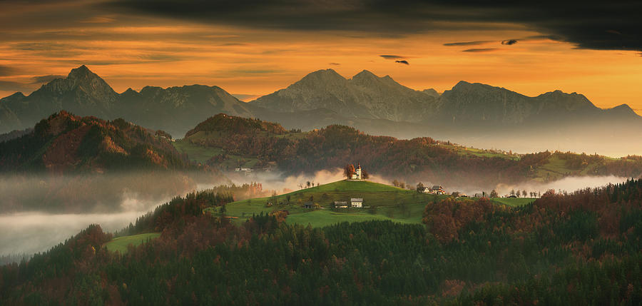 Mountain Photograph - Church... by Krzysztof Browko