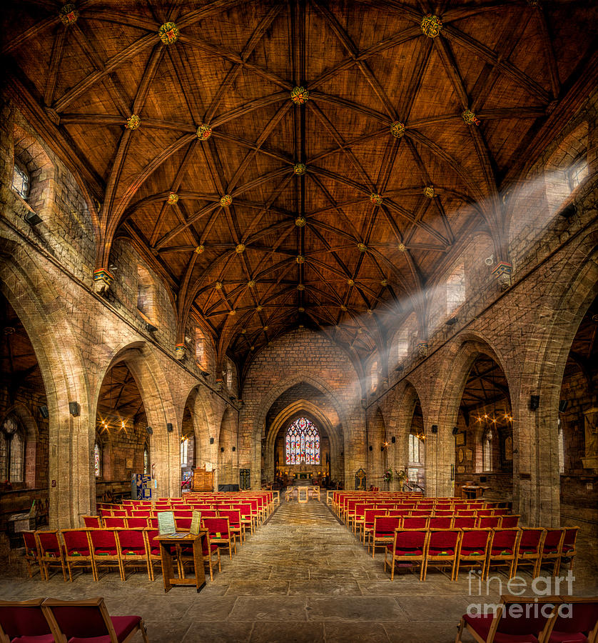 Architecture Photograph - Church Light by Adrian Evans