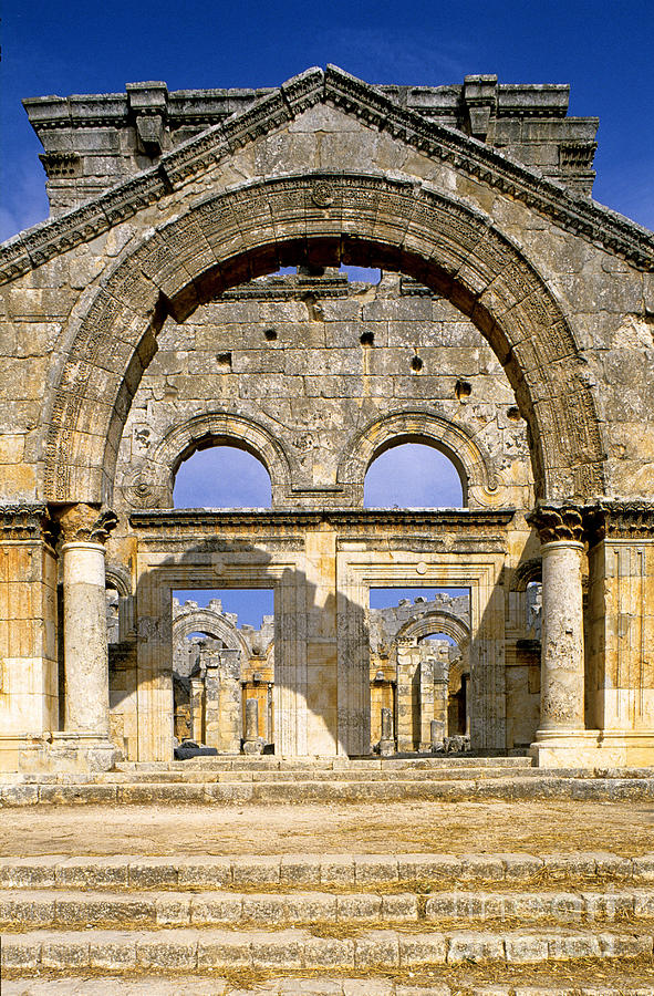 Church Of Saint Simeon Stylites, Syria Photograph by Adam Sylvester
