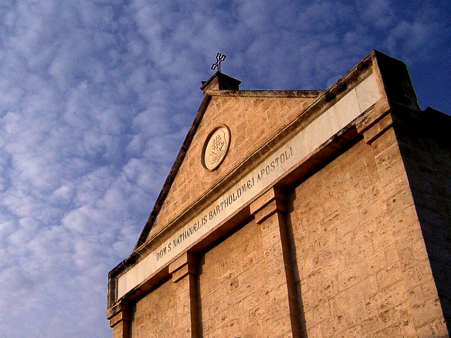 Church of the Apostle Nathanael Bartholomew in Cana Photograph by David T Wilkinson