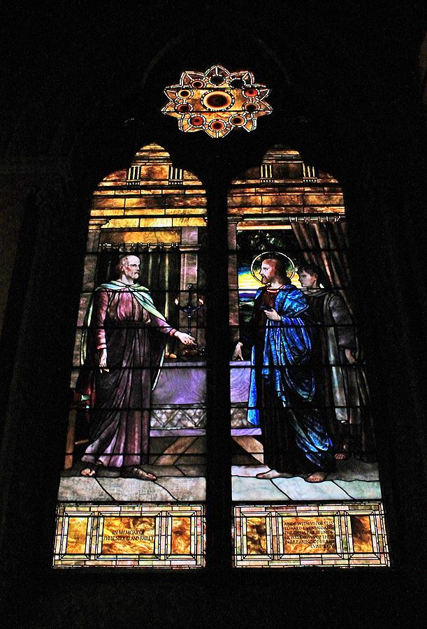 Church of the Covenant Stained Glass 4 Photograph by Michael Saunders