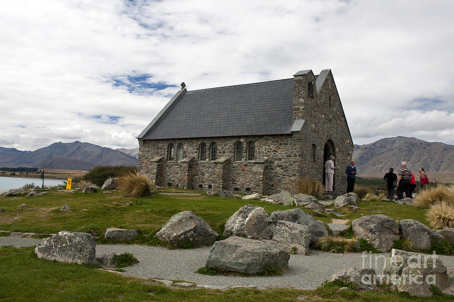 Landmark Photograph - Church of the Good Shepherd Lake Tekapo New Zealand by Jason O Watson