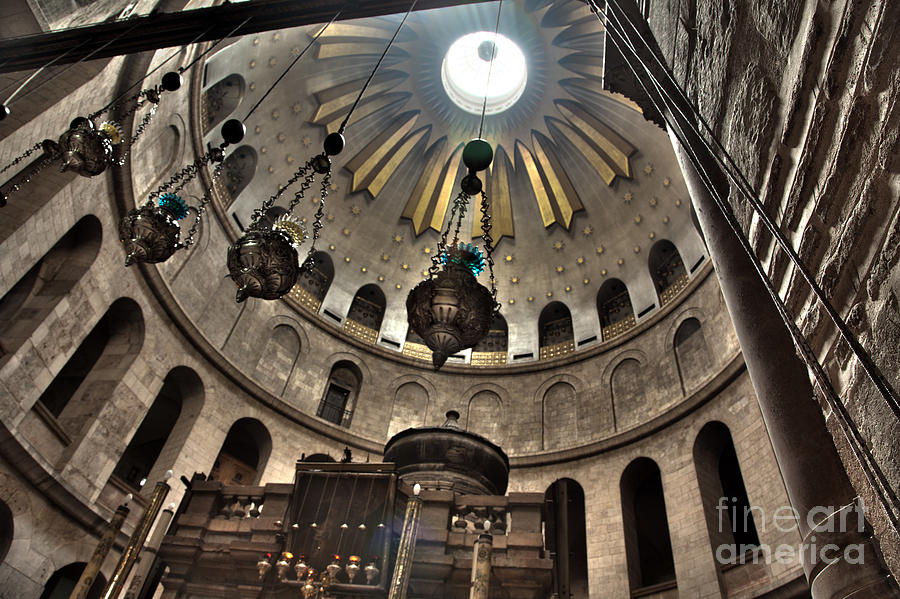 Church Of The Holy Sepulchre - Rotunda And Edicule Photograph By Eldad ...