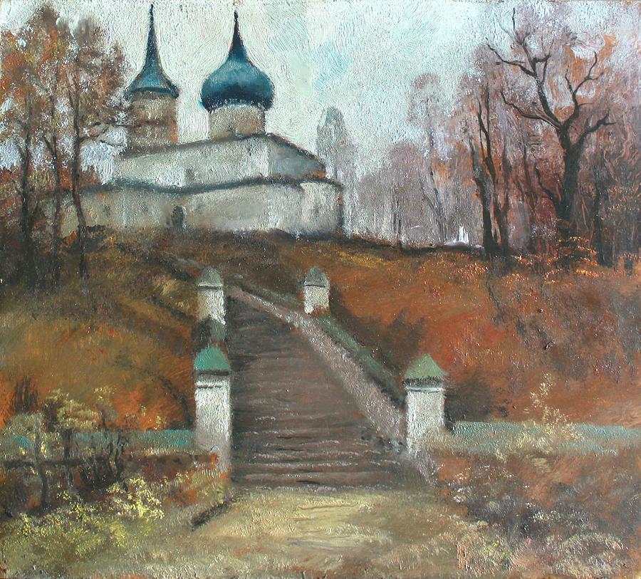Summer Painting - Church of the monastery by Mark Kremer