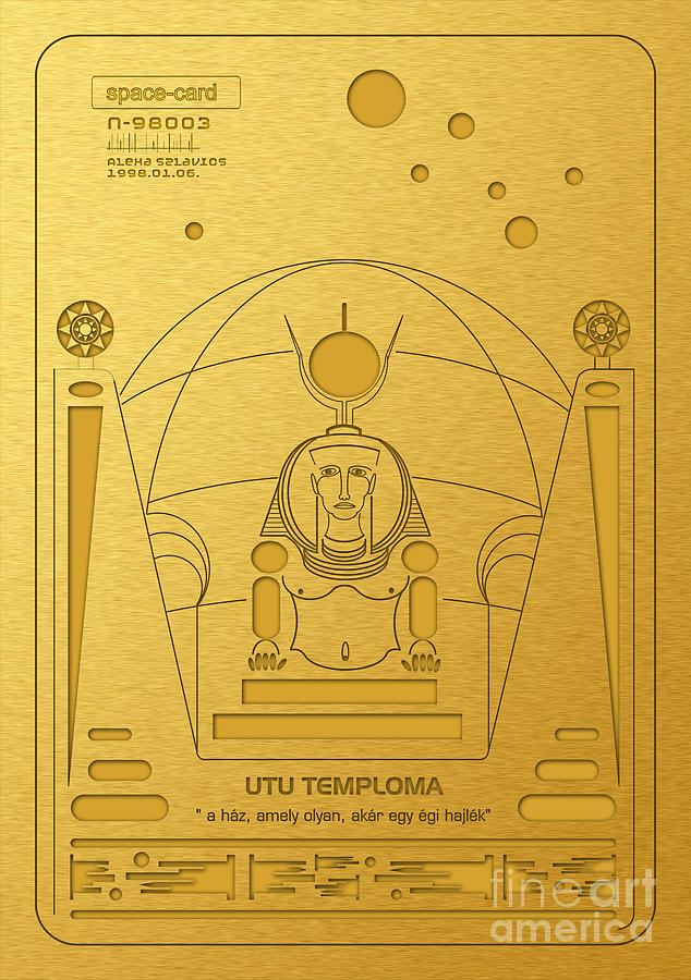 Church of UTU Digital Art by Alexa Szlavics