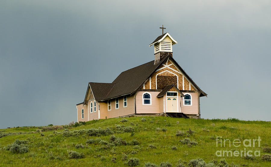 Church Photograph - Church On A Hill by Tara Lynn