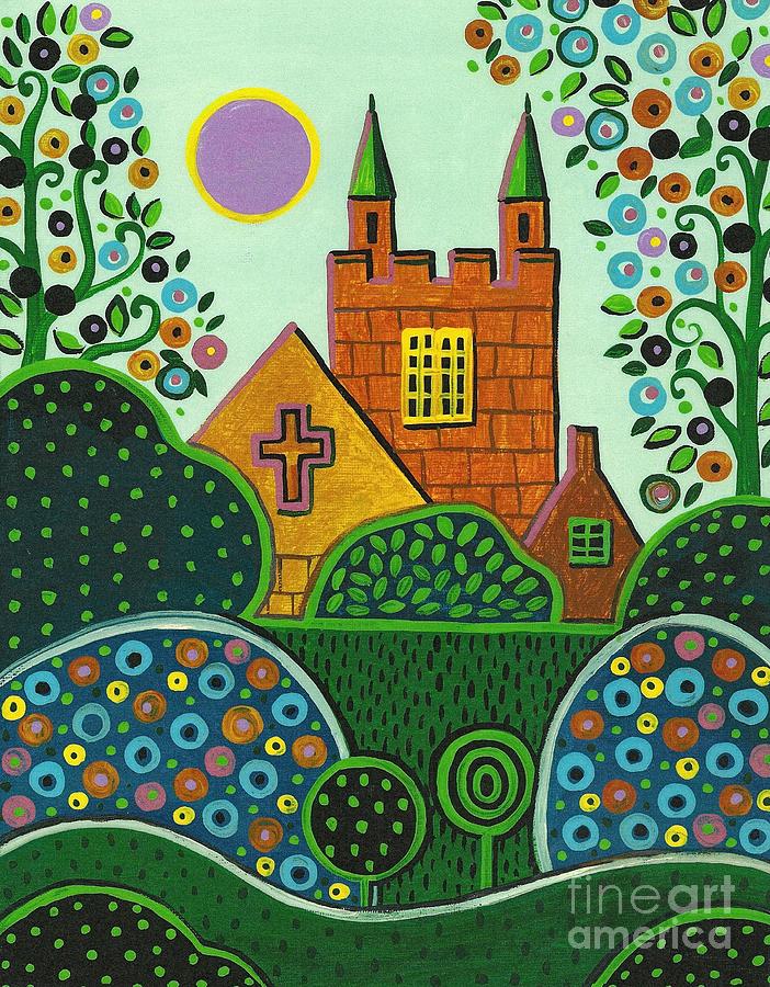 Church On Easter Sunday Painting by Margaryta Yermolayeva