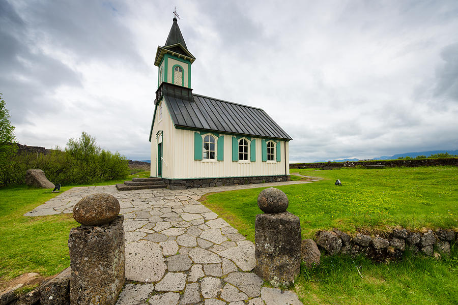 Church Pingvallakirkja South Iceland Pingvellir Photograph by Matthias Hauser