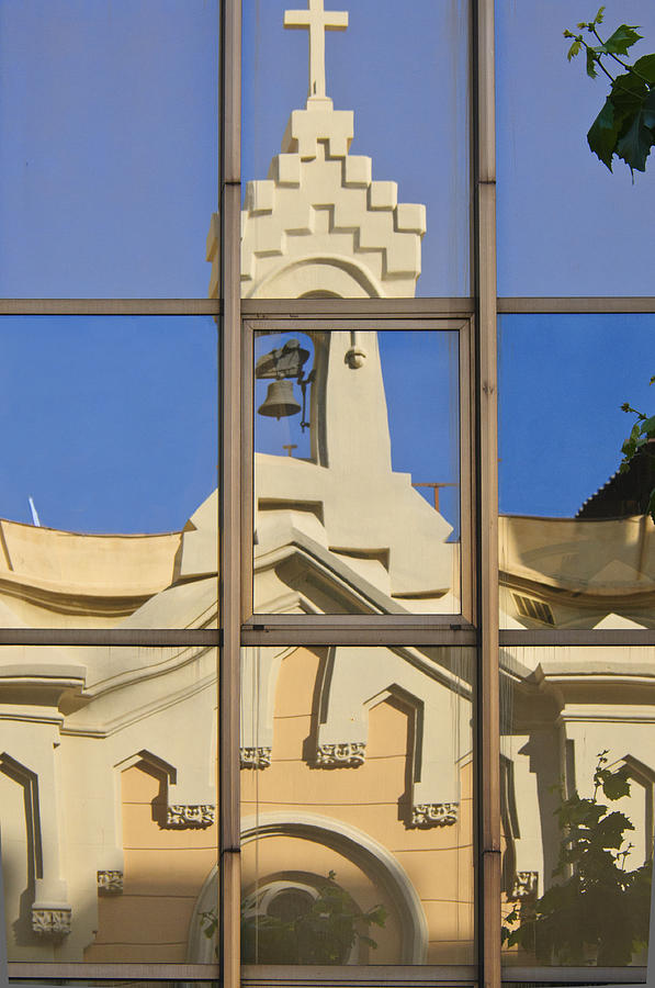 Church Reflection Photograph by Betty Eich