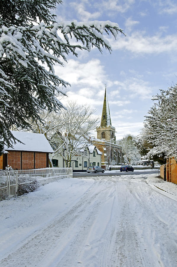 Church Road - Rolleston on Dove Photograph by Rod Johnson