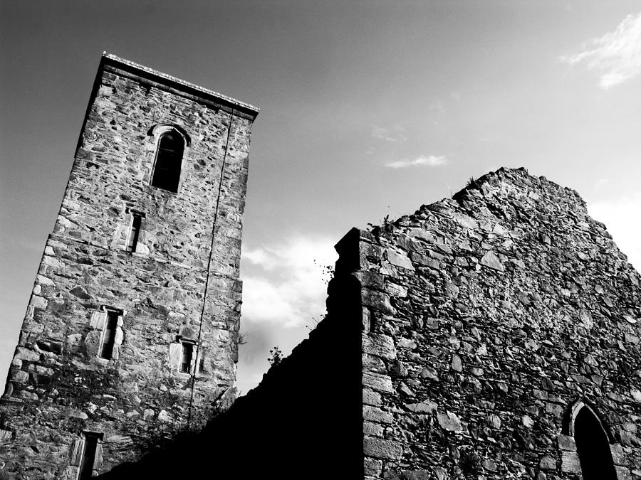 Architecture Photograph - Church Ruin In Newtonards by Preston Reed