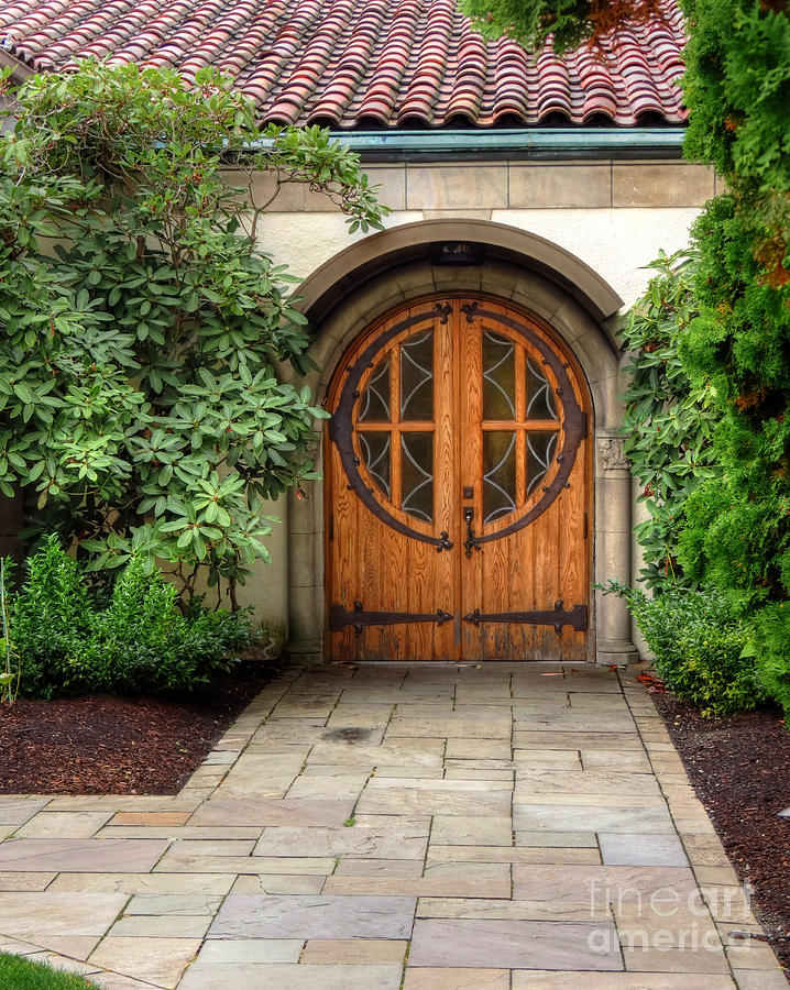 Church Side Door Photograph by Chris Anderson