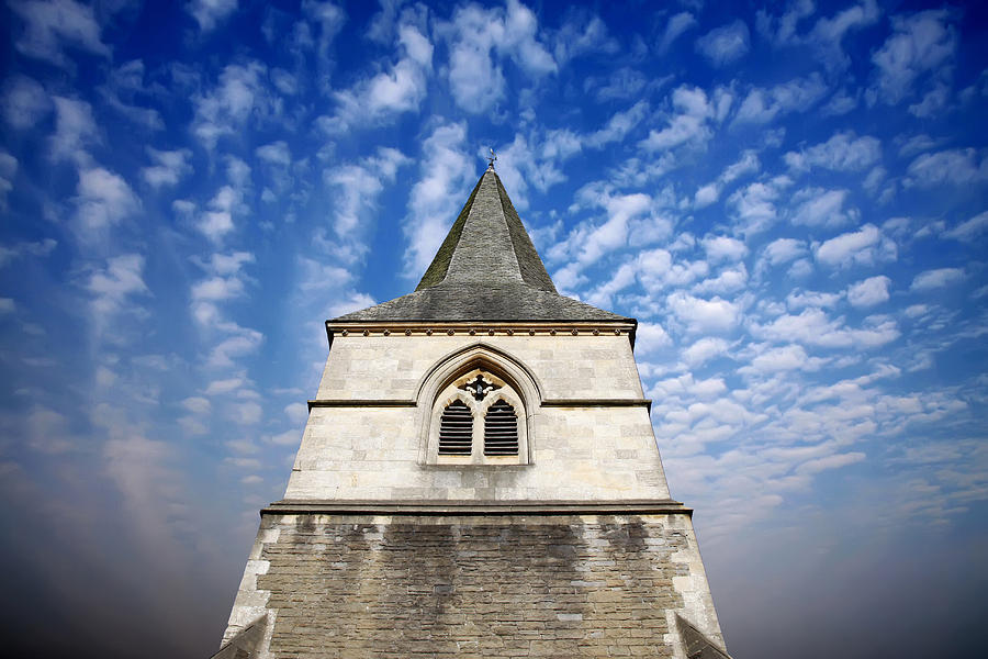 Church spire Photograph by Steve Ball