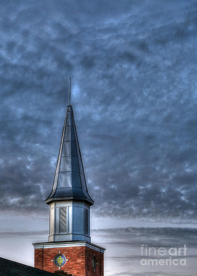Church Steeple Photograph by D Wallace