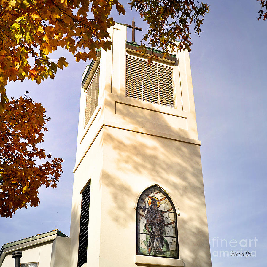 Church Steeple With Bell Photograph by Nava Thompson