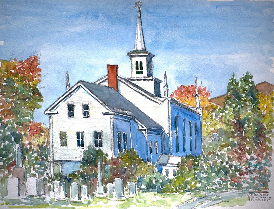 Church Vermont Painting by Anthony Butera | Fine Art America