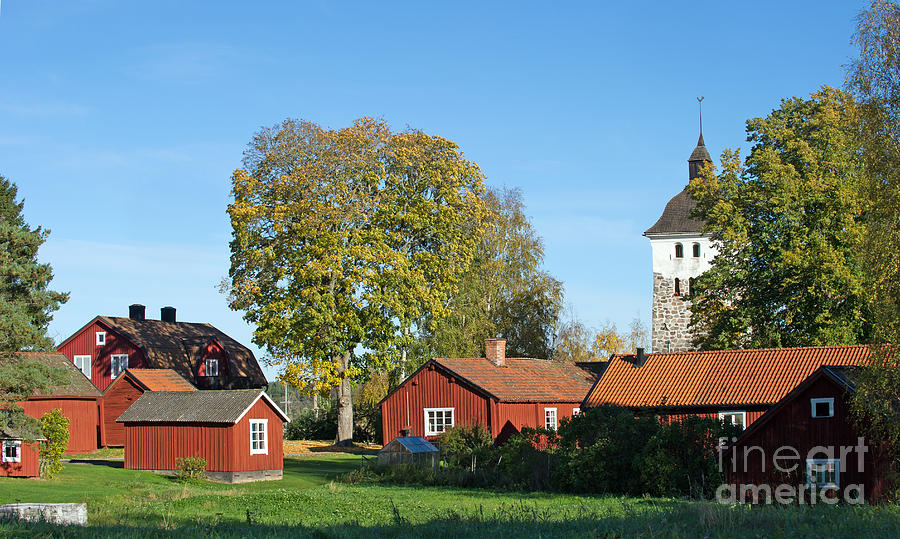 Church village Photograph by Torbjorn Swenelius