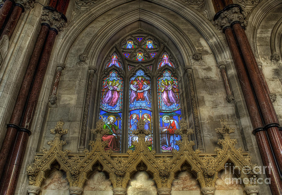Church Window Photograph by Ian Mitchell