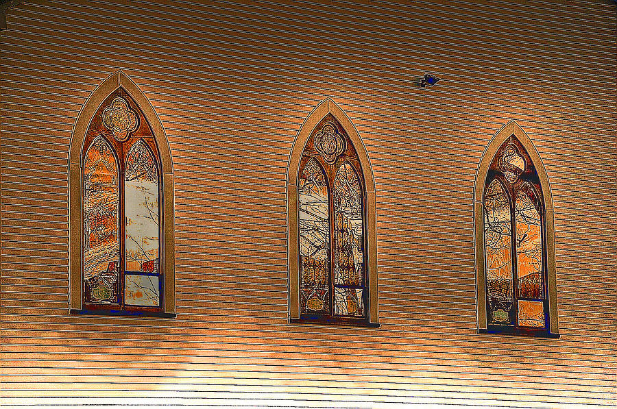 Church Windows Photograph by Phyllis Meinke