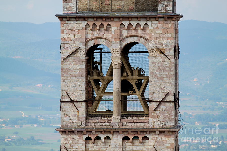 Churchbell of Assisi Photograph by Theresa Ramos-DuVon