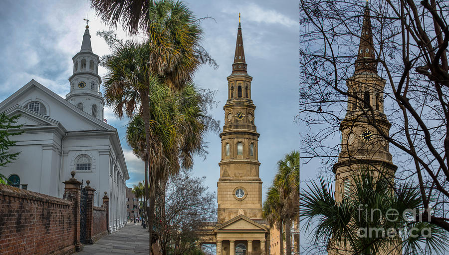 Churches Of Charleston Photograph