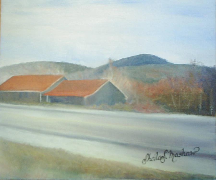 Churchills Mendon Vermont Painting by Sheila Mashaw