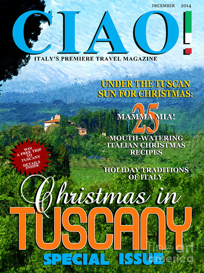 CIAO Magazine cover Christmas issue Photograph by Mike Nellums