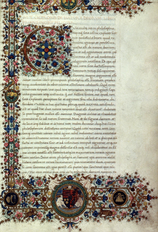 Cicero Opera Manuscript Painting by Granger