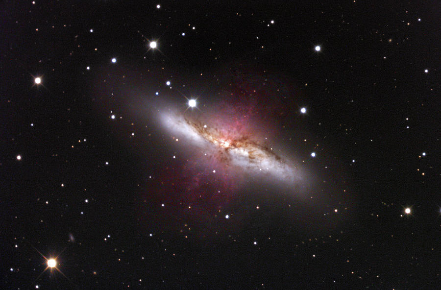 m82 galaxy star map