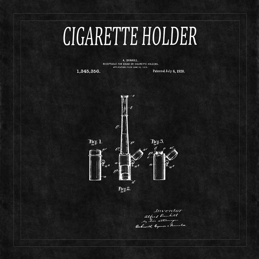 Cigarette Holder Patent 2 Photograph by Andrew Fare