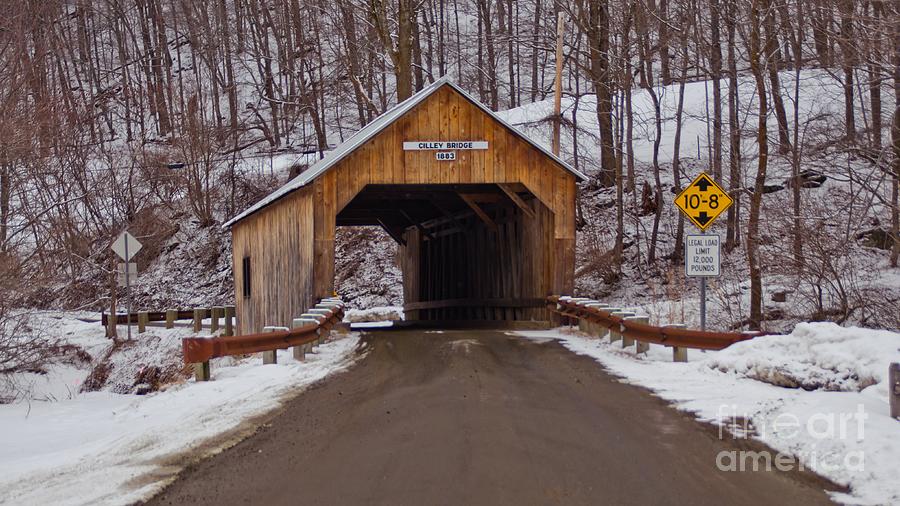 Cilley Covered Bridge. Photograph by New England Photography