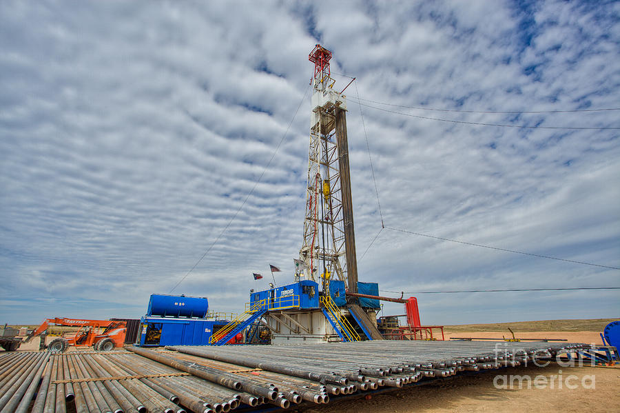 Oil Rig Photograph - Cim002-9 by Cooper Ross