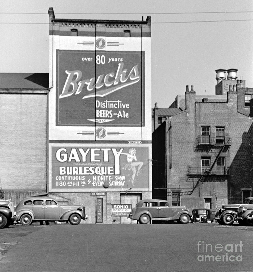 Cincinnati Parking 1938 Photograph by Padre Art