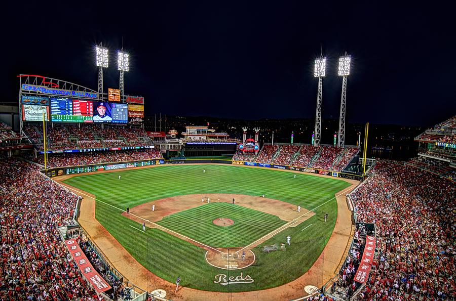 Cincinnati Reds Great American Ballpark Photograph by David Long - Fine ...