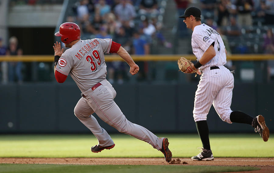 Cincinnati Reds V Colorado Rockies Photograph by Doug Pensinger Cincinnati Reds V Colorado Rockies Photograph by Doug Pensinger
