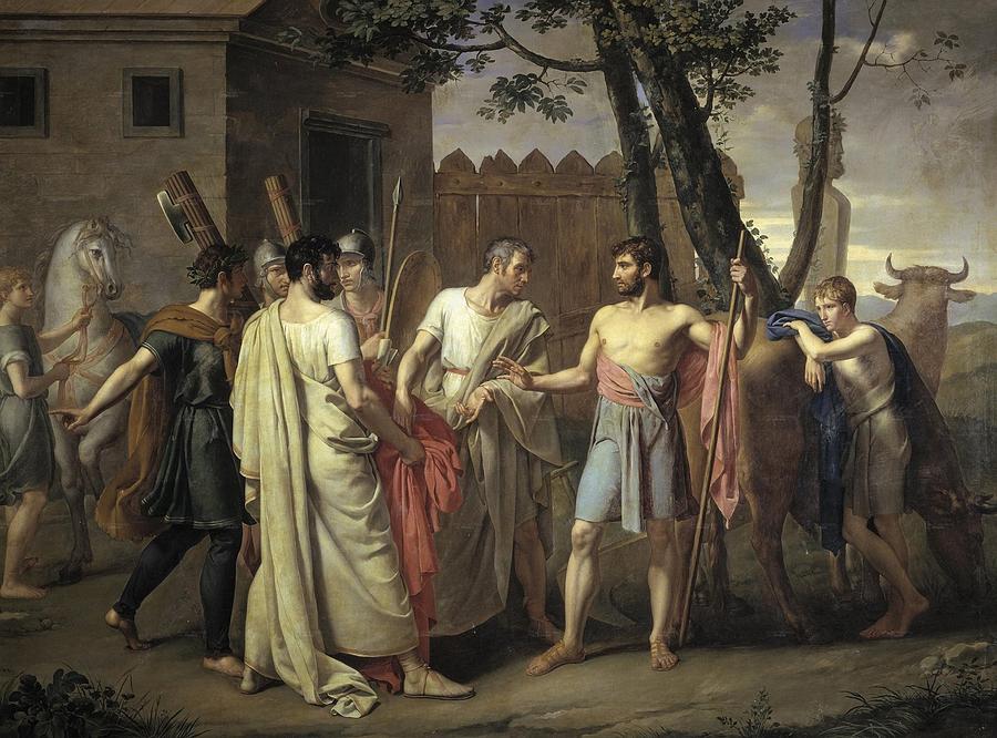 Cincinnatus Abandons the Plow Painting by Juan Antonio Ribera