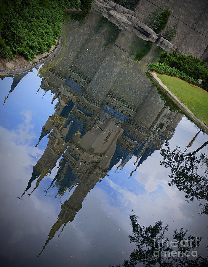 Cinderella Castle - A Moment For Reflection Photograph by AK Photography