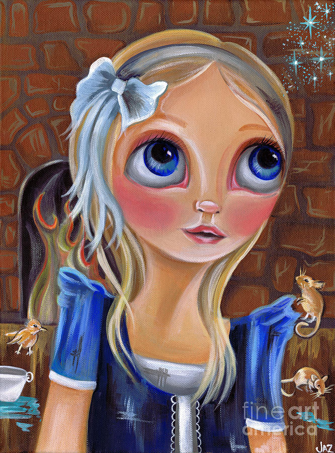 Fantasy Painting - Cinderella - Something Magical Awaits by Jaz Higgins