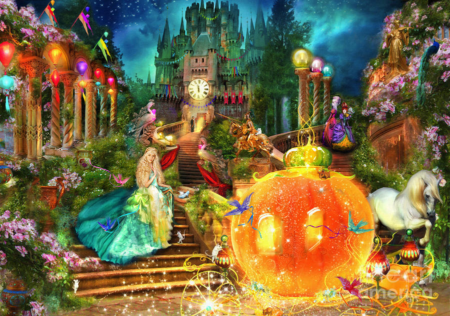 Fantasy Photograph - Cinderella Variant 1 by MGL Meiklejohn Graphics Licensing