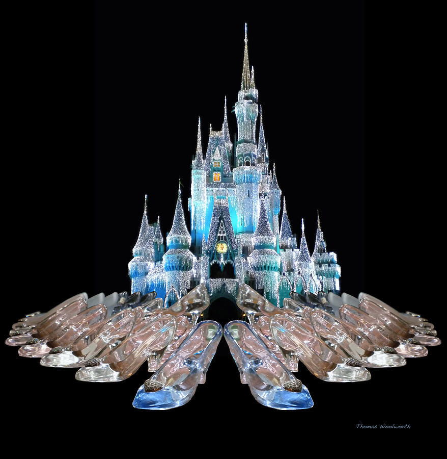 Castle Photograph - Cinderellas BackUp Slippers by Thomas Woolworth