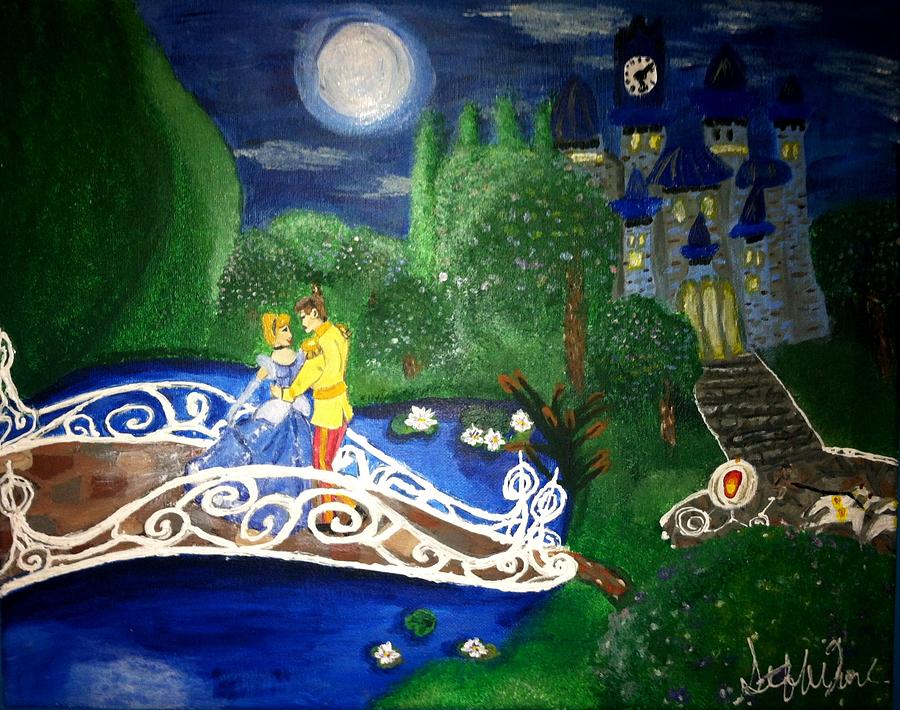 Castle Painting - Cinderellas Waltz by Steffi Frank