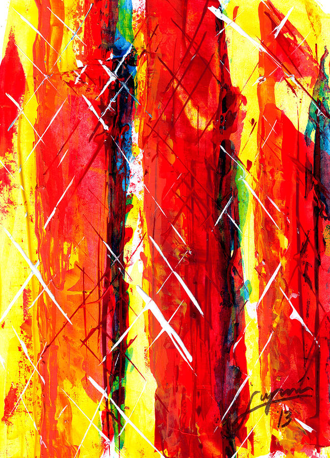 Cinders Painting by Thomas Lupari Cinders Painting by Thomas Lupari