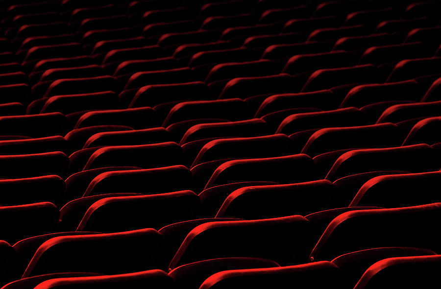 Red Photograph - Cinema by Hans-wolfgang Hawerkamp Red Photograph - Cinema by Hans-wolfgang Hawerkamp