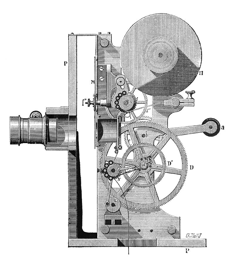 Device Photograph - Cinema projector, 1897 by Science Photo Library