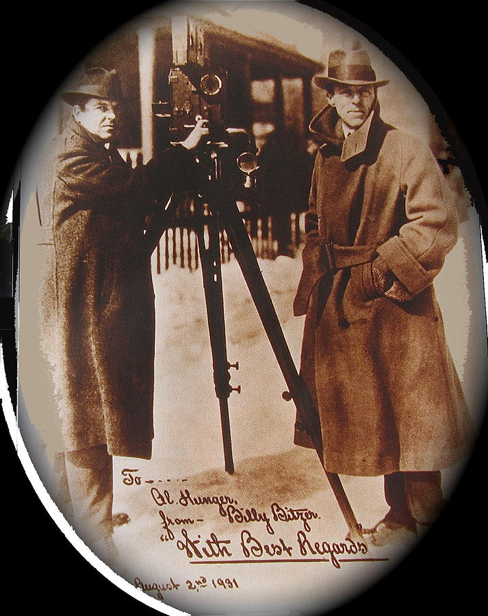Cinematographer Billy Bitzer Director D.W. Griffith Way Down East set Mamaroneck New York 1920-2012 Photograph by David Lee Guss