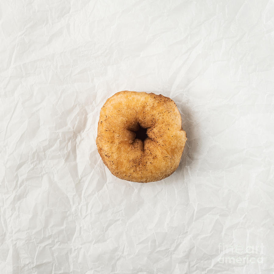 Donut Photograph - Cinnamon Donut by Gillian Vann